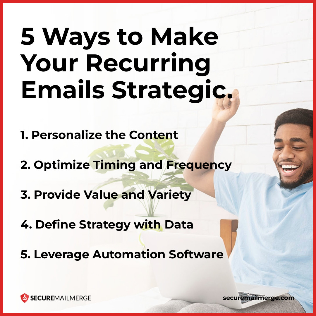 5 façons de rendre vos courriels récurrents stratégiques.