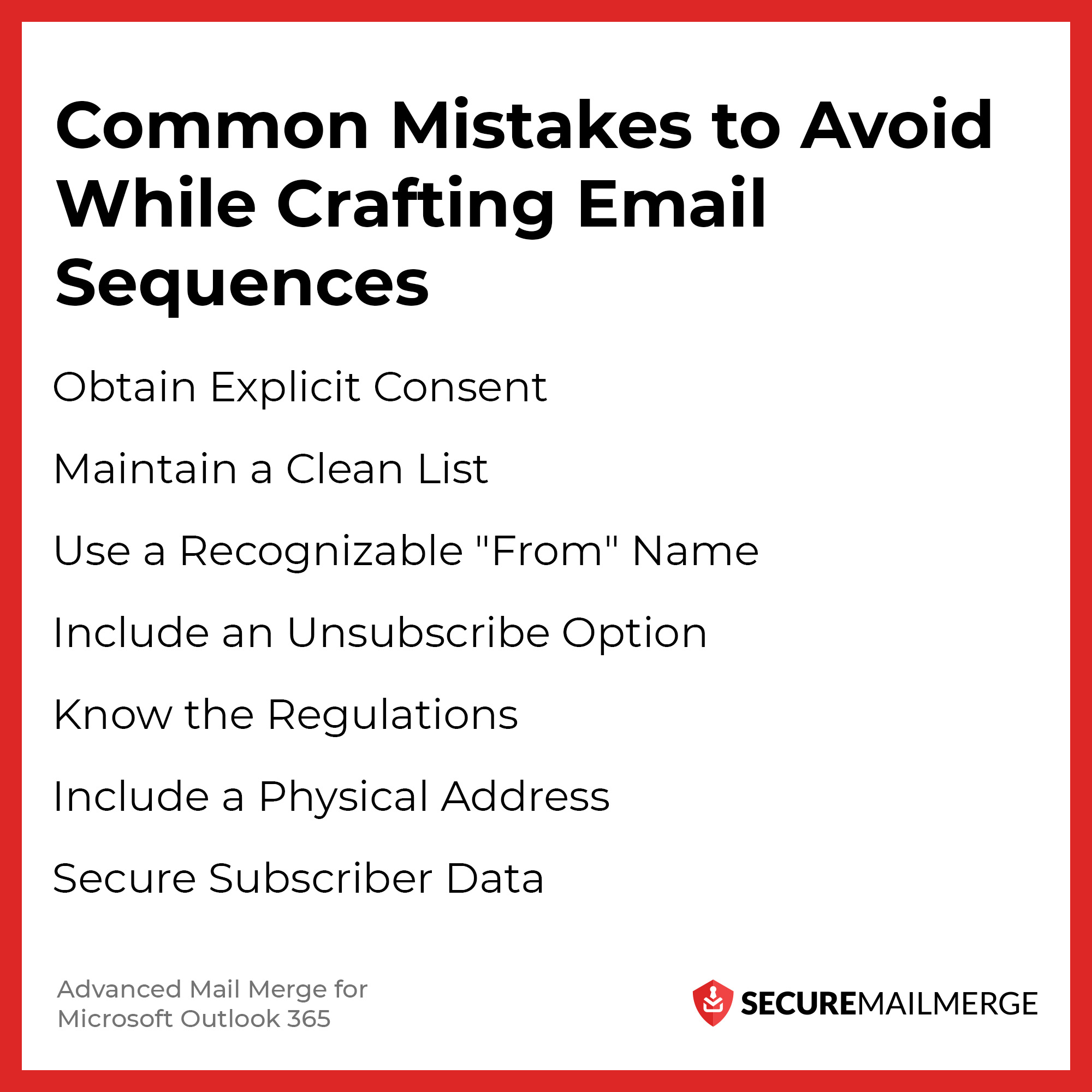 Erreurs courantes à éviter lors de la création de séquences d'e-mails