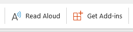 Capture d'écran du bouton Get-Add-Ins dans Microsoft Outlook